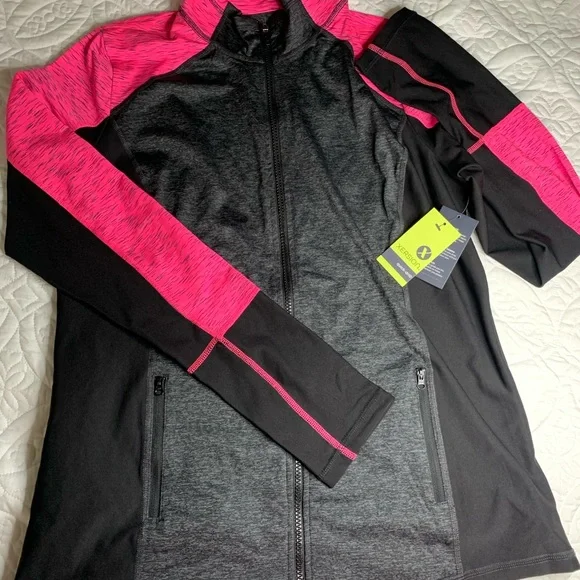 pink and black ladies sweater size L - Picture 5 of 6